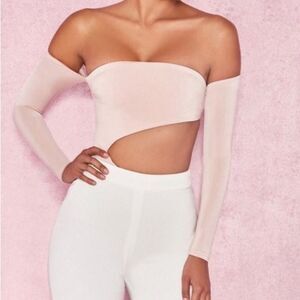 House of CB Pink Off-Shoulder Top